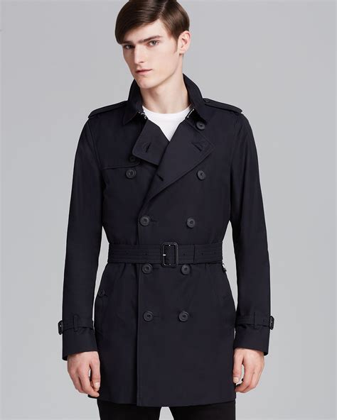 burberry london double breasted navy men's jacket|Burberry kensington cashmere coats.